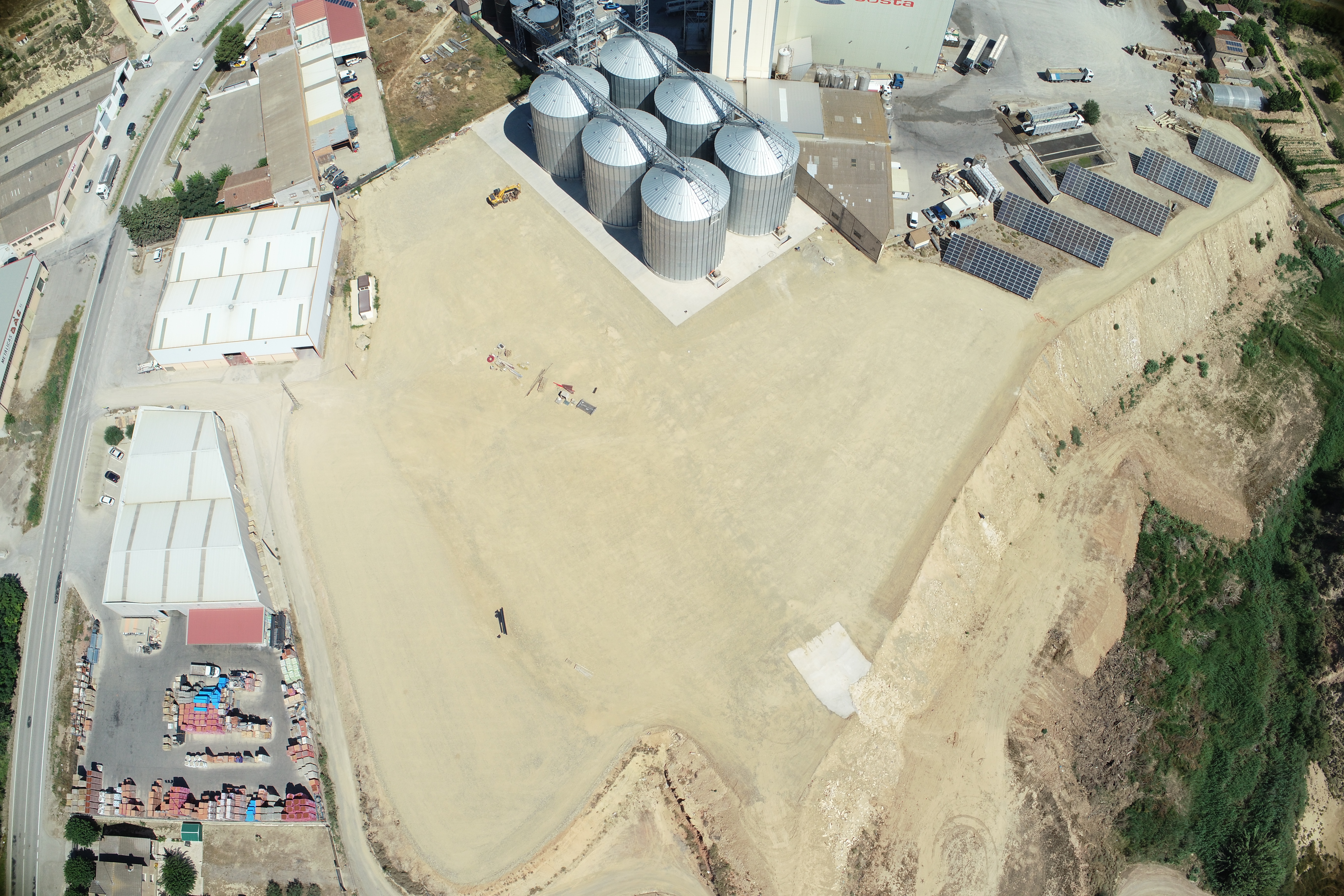 Proyecto de construcción de nuevos silos en las instalaciones de Piensos Costa (Fraga)