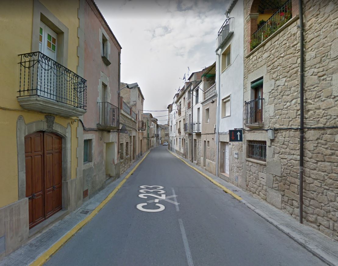 Levantamiento topográfico de vivienda situada en calle Battle Mullerat, 16 de Arbeca (Lleida)